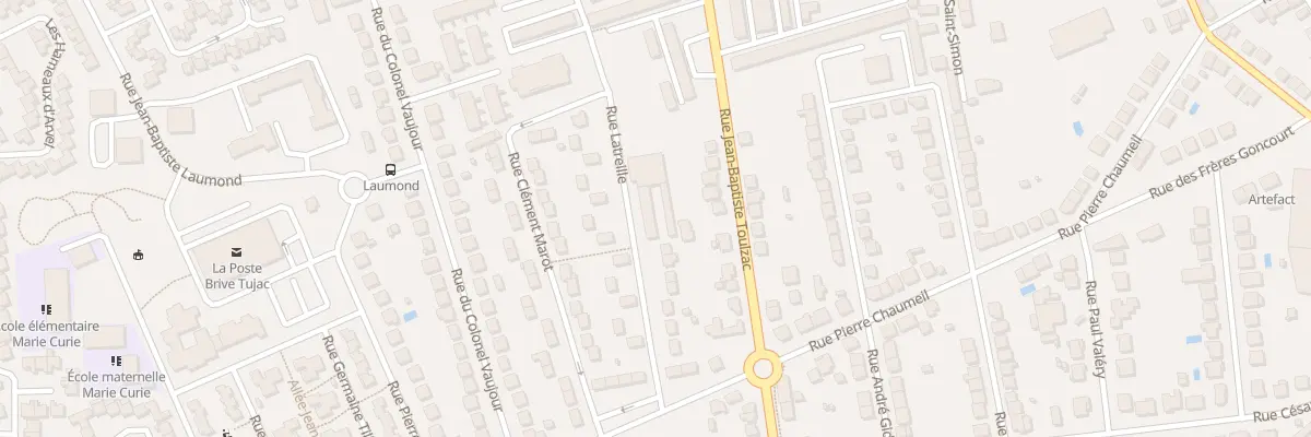 Plan du 18 Rue Latreille à Brive-la-Gaillarde