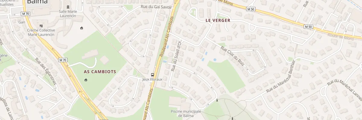 Plan du 6 Rue du Soleil d’Or à Balma