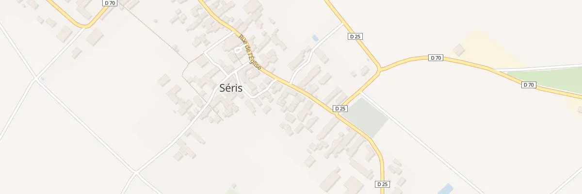 Plan du 39 Rue de l’Eglise à Séris