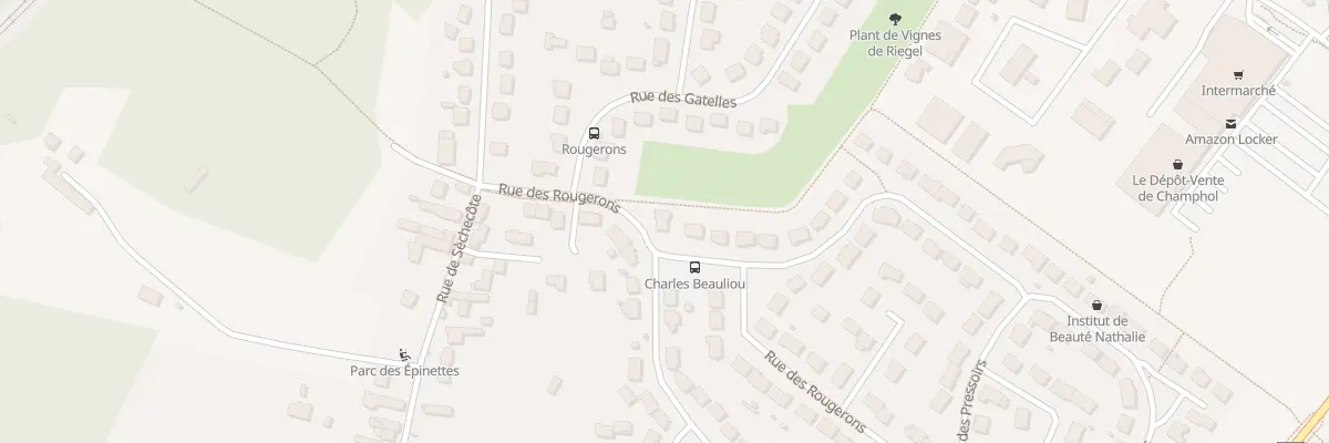Plan du 3 Rue des Rougerons à Champhol