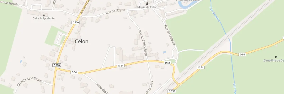 Plan du 4 Rue du Petit Village à Celon