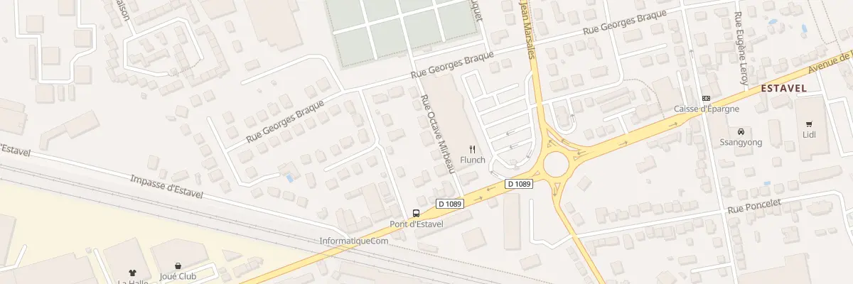 Plan du 7 Rue Octave Mirbeau à Brive-la-Gaillarde