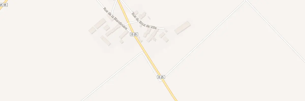 Plan du 1 Rue du Bout de Ville à Lorges