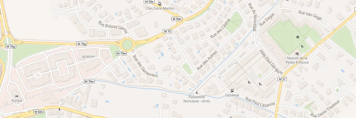 Plan du 6 Rue de la Prairie à Balma