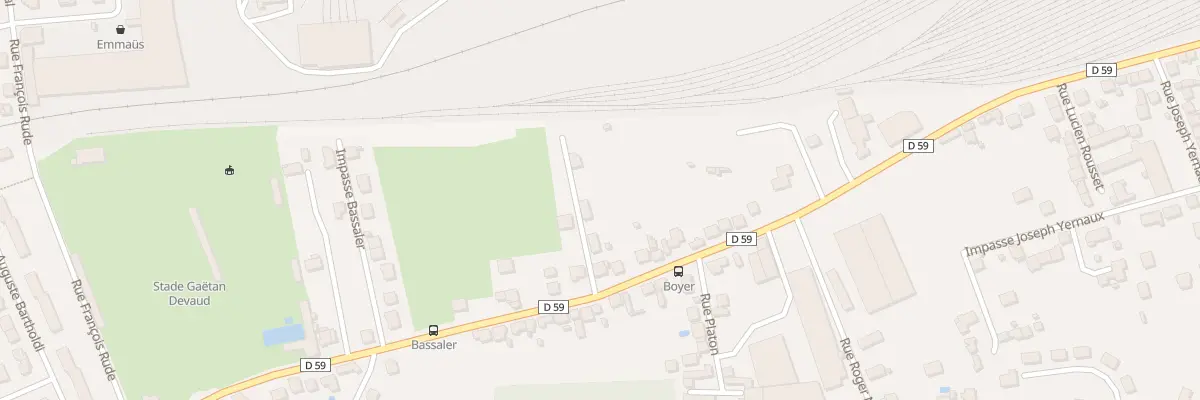 Plan du 38 Av J Jacques Rousseau à Brive-la-Gaillarde