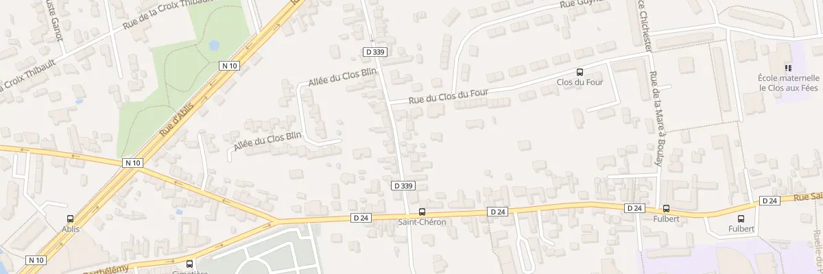 Plan du 12 Rue des Rouliers à Chartres