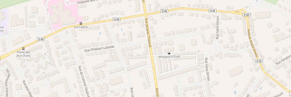 Plan du 3 Rue Jacques Thibaud à Brive-la-Gaillarde