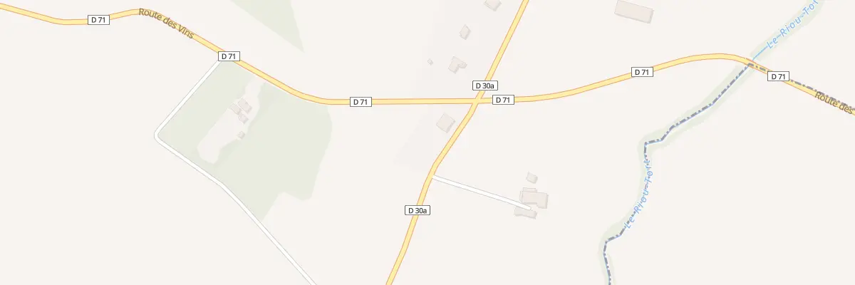 Plan du 2228 Rte de Vacquiers à Villematier