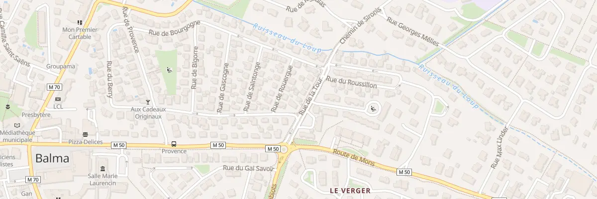 Plan du 3 Rue de la Tour à Balma