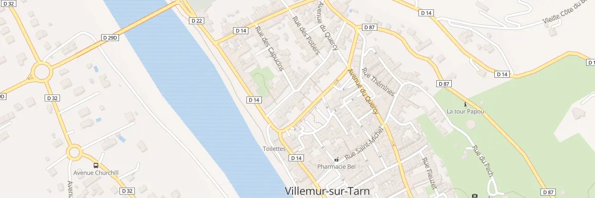 Plan du 10 Pl de la Résistance à Villemur-sur-Tarn