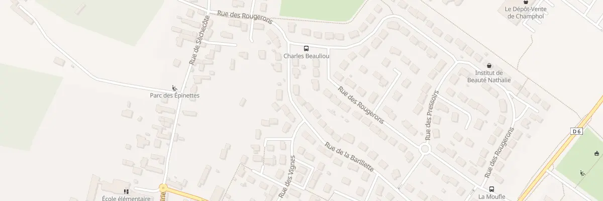 Plan du 32 Rue de la Barillette à Champhol