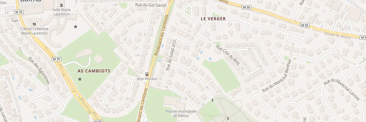 Plan du 37 Rue du Soleil d’Or à Balma