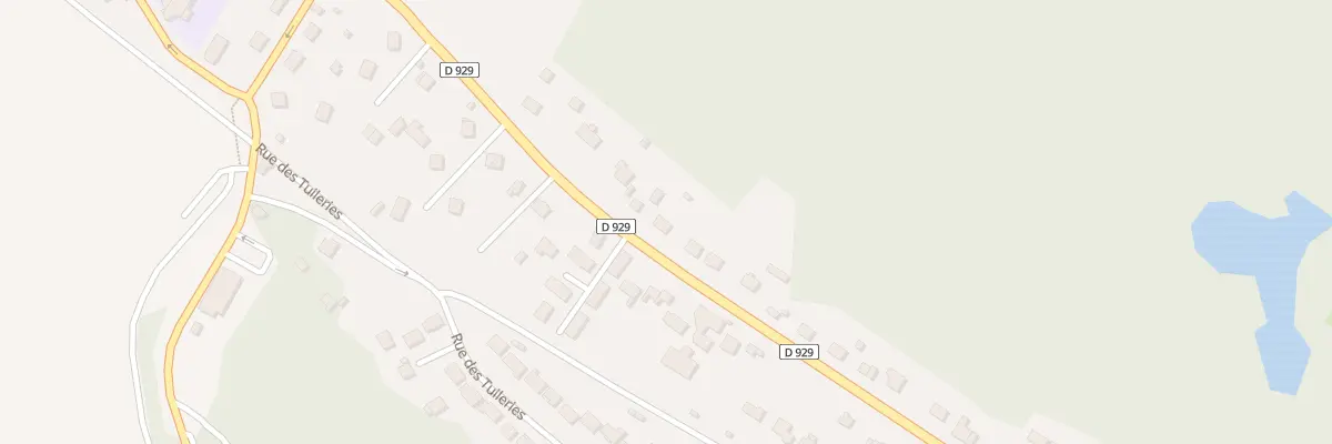Plan du 96 Rte Nationale à Chaudon