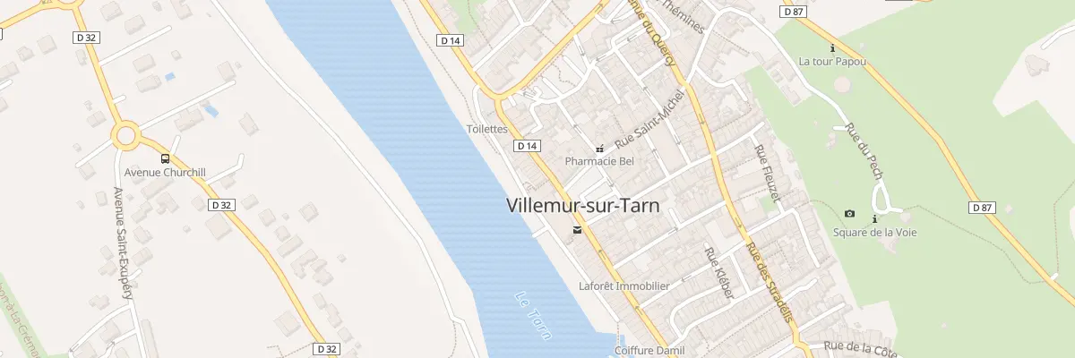 Plan du 5 Rue Saint-jean à Villemur-sur-Tarn