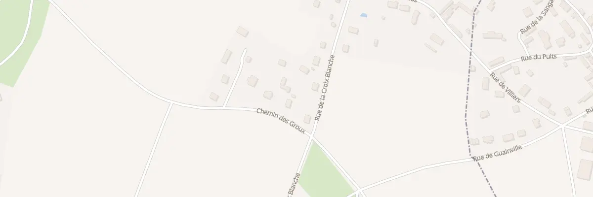 Plan du 66 Che des Groux à Guainville