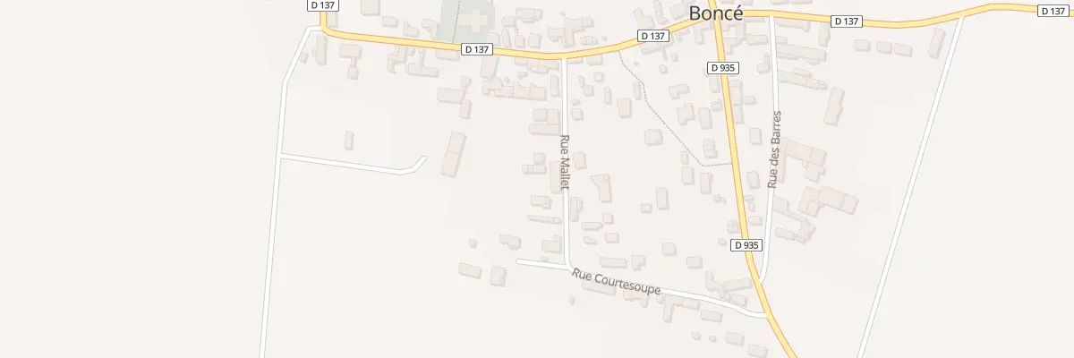 Plan du 6 Rue Mallet à Boncé