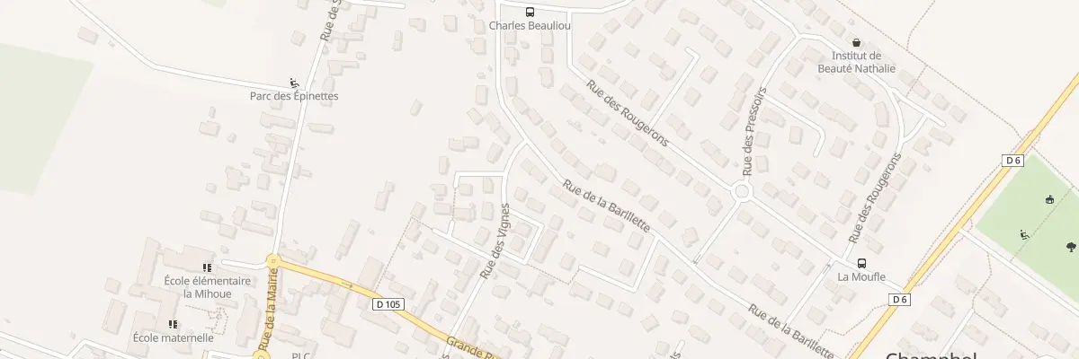 Plan du 39 Rue de la Barillette à Champhol
