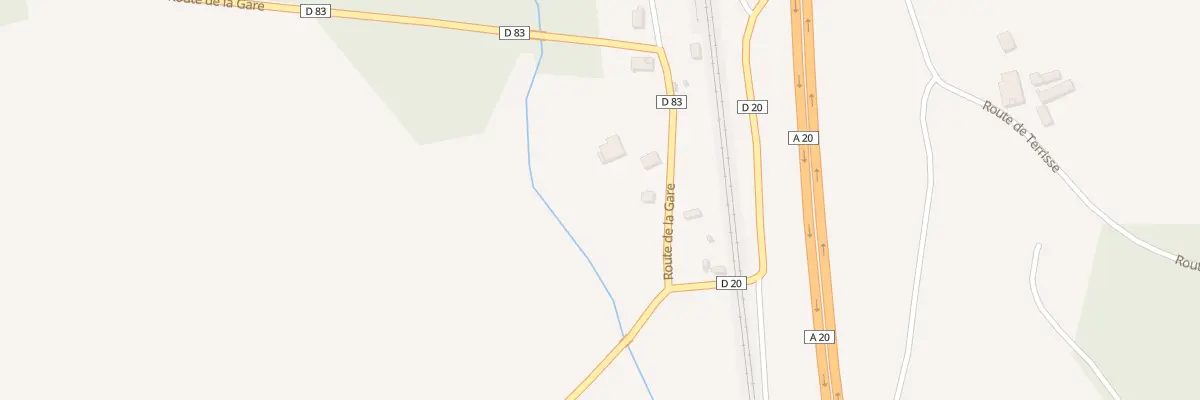 Plan du 2860 Rte de la Gare à Montpezat-de-Quercy