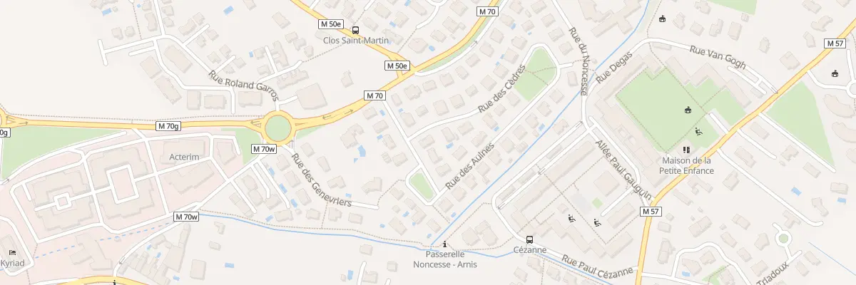 Plan du 22 Rue des Cèdres à Balma