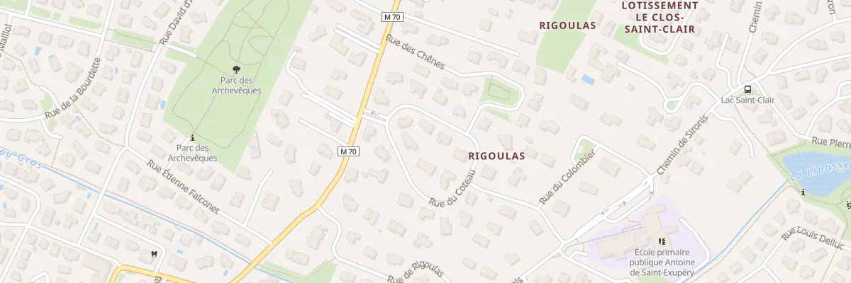 Plan du 11 Rue du Coteau à Balma