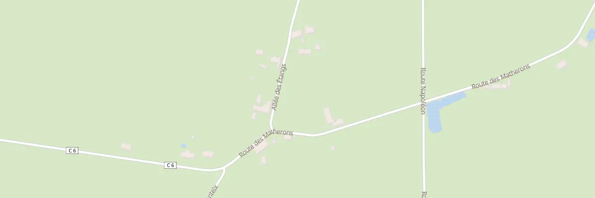 Plan du 1 Rte des Matherons à Celon