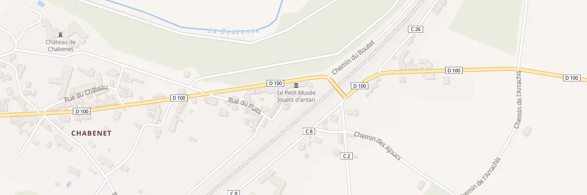 Plan du 20 Rue du Puits au Pont-Chrétien-Chabenet
