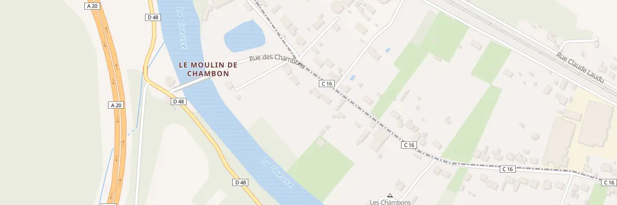 Plan du 51 Rue des Chambons à Argenton-sur-Creuse