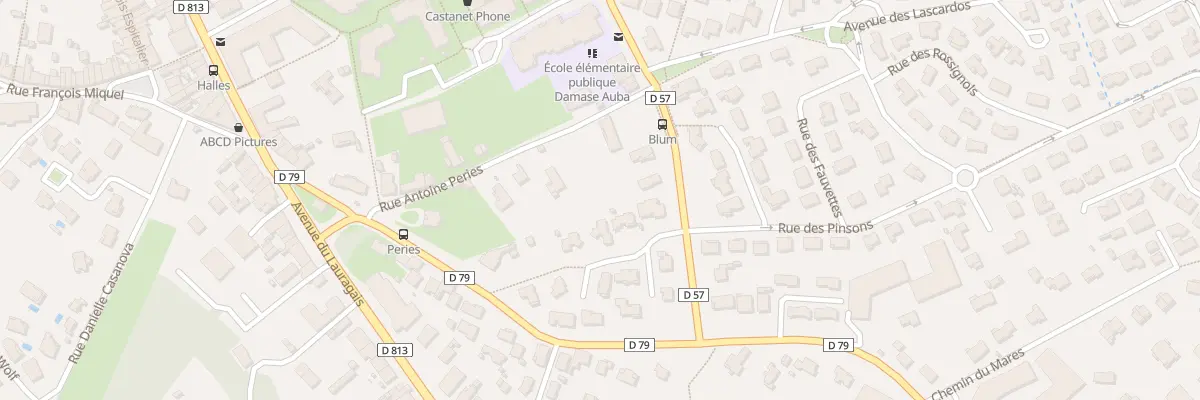 Plan du 8 Rue Antoine Periès à Castanet-Tolosan