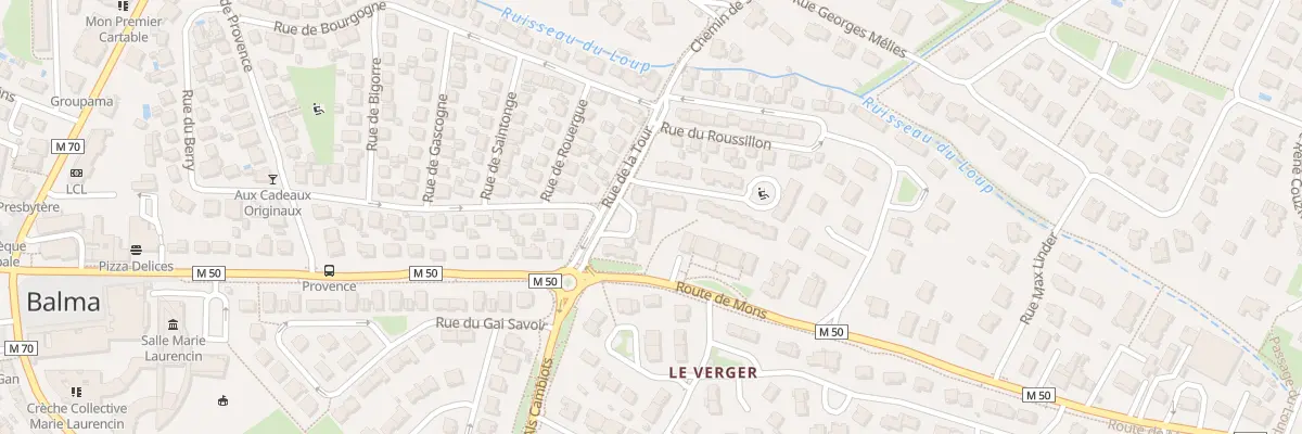 Plan du 16 Rue de la Tour à Balma