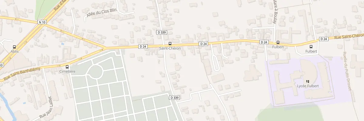 Plan du 26B Rue Saint Chéron à Chartres