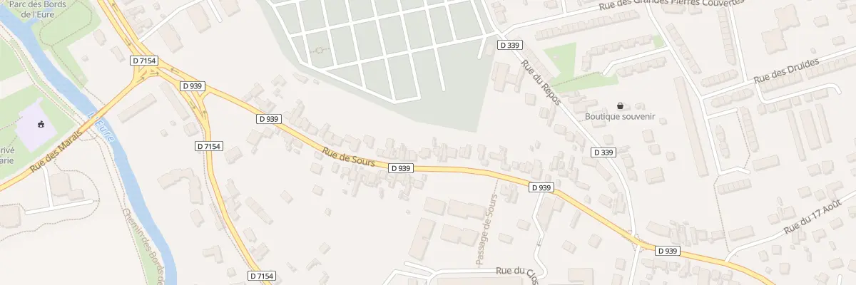 Plan du 45 Rue de Sours à Chartres