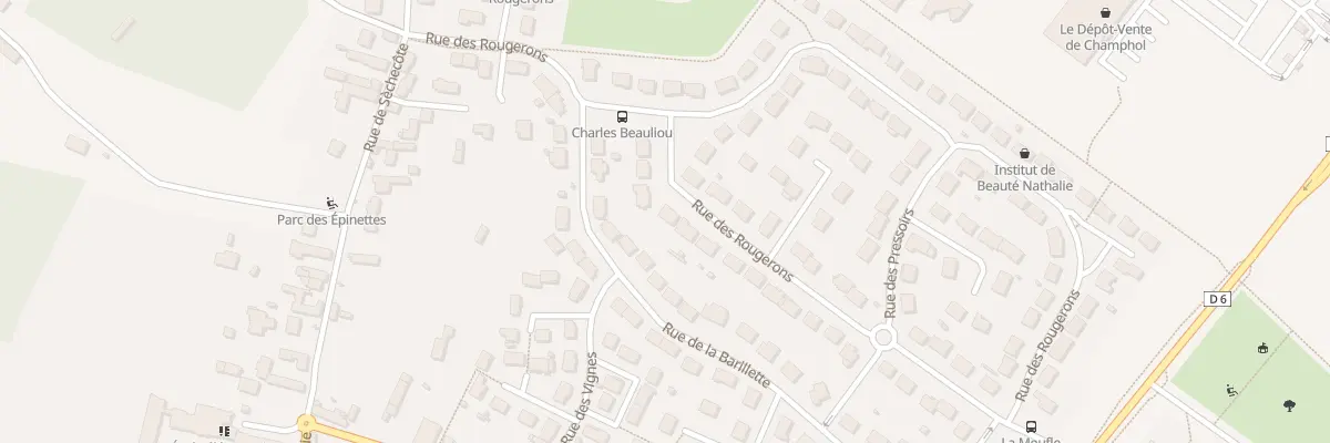Plan du 103 Rue des Rougerons à Champhol