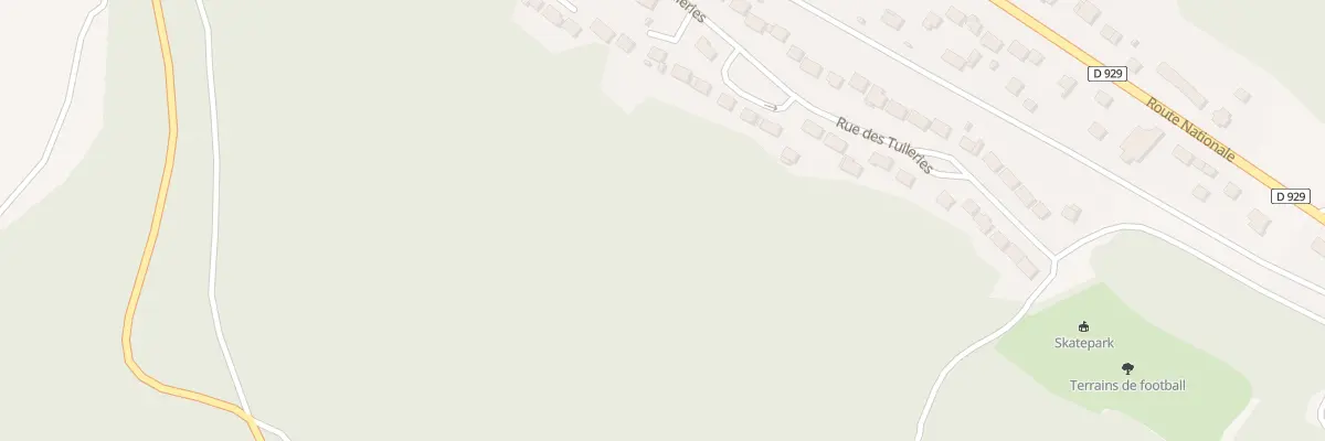 Plan du 54 Rue des Tuileries à Chaudon