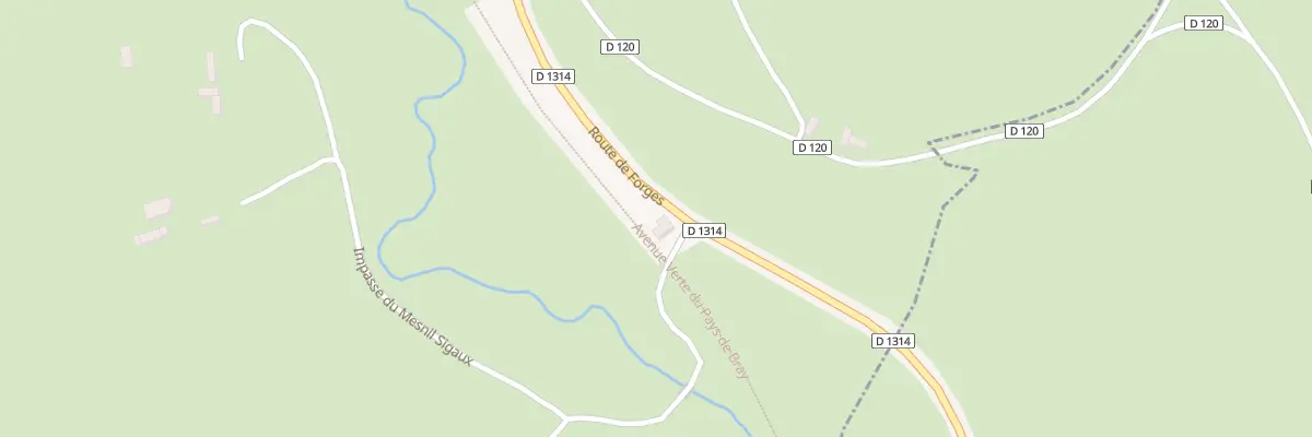 Plan du 24 Imp du Mesnil-sigaux à Saint-Saire