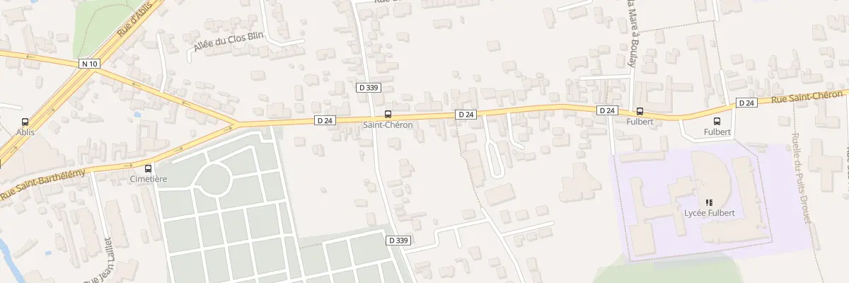 Plan du 28 Rue Saint-Chéron à Chartres