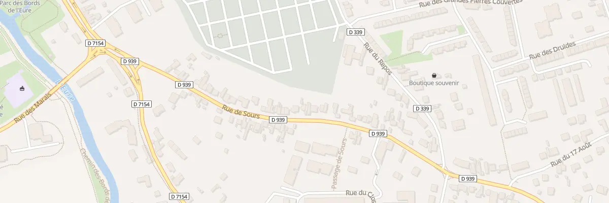 Plan du 47 Rue de Sours à Chartres