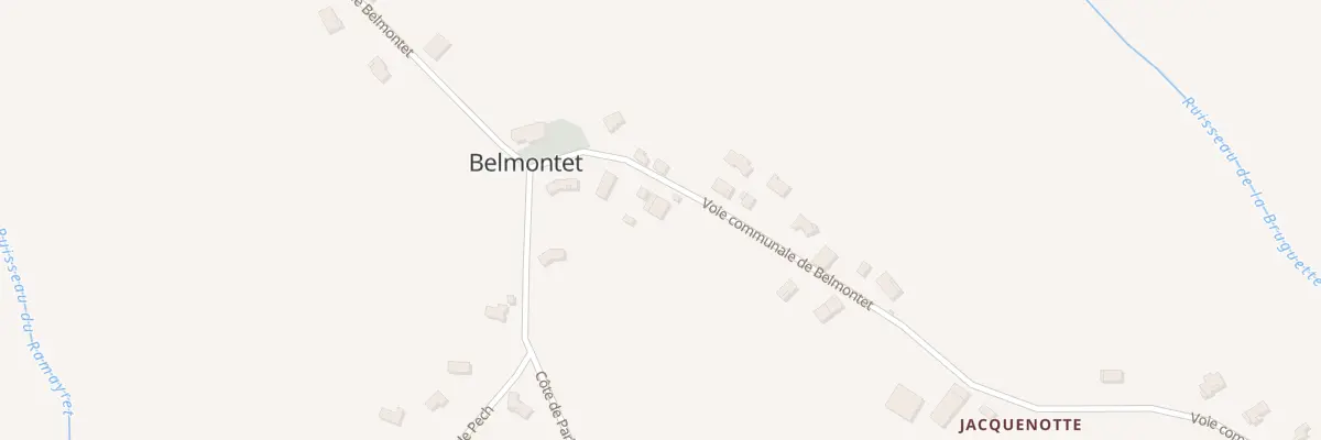 Plan du 5046 Jauqueneau à La Salvetat-Belmontet