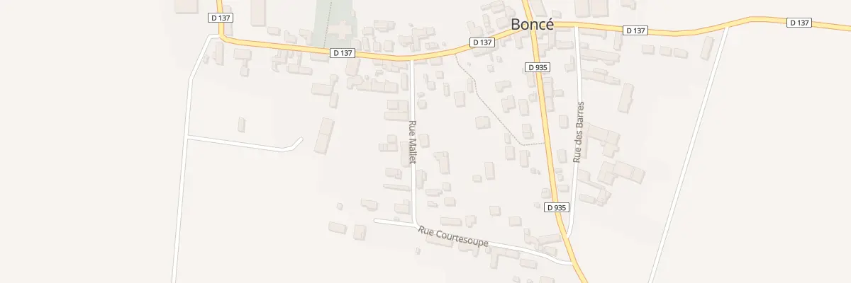 Plan du 7 Rue Mallet à Boncé