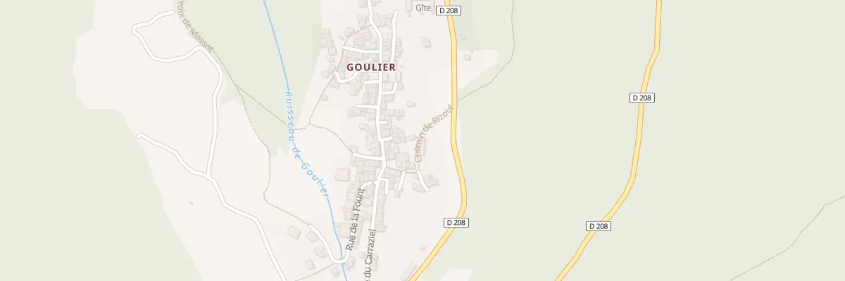 Plan du 8 Che de Rizoul à Val-de-Sos