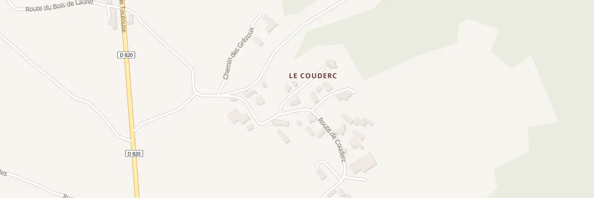 Plan du 15 Rte du Couderc à Saint-Projet