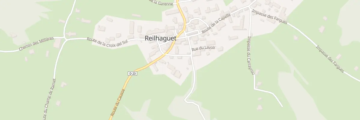 Plan du 5064 Al Roc à Reilhaguet
