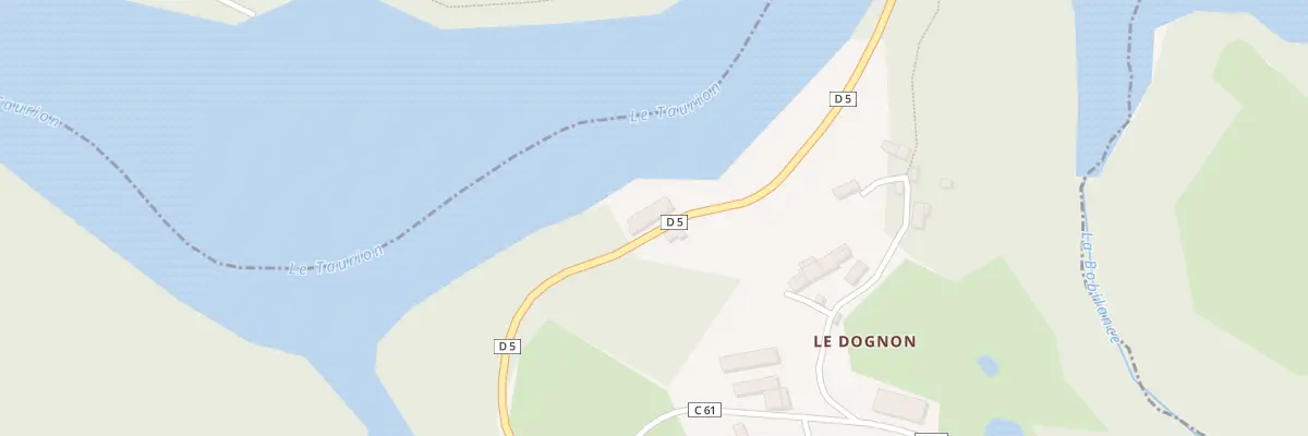 Plan du 3357 Rte du Pont du Dognon au Châtenet-en-Dognon