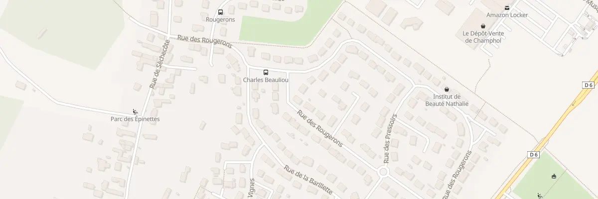 Plan du 90 Rue des Rougerons à Champhol