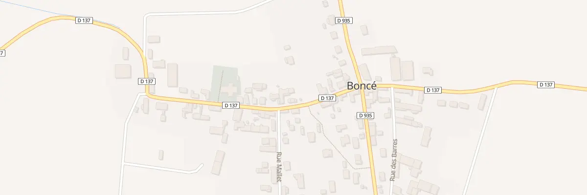 Plan du 6 Rue de l’Eglise à Boncé