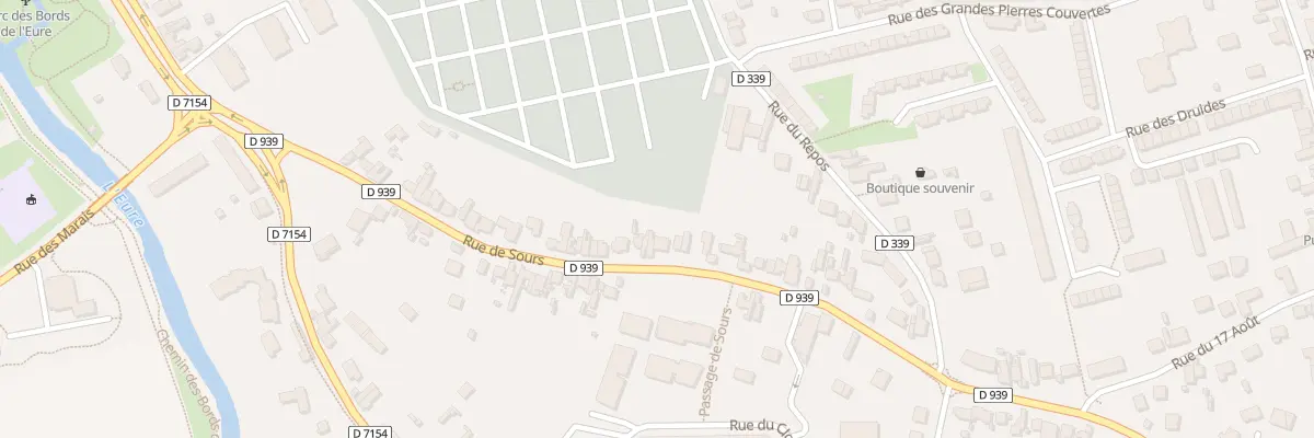 Plan du 51 Rue de Sours à Chartres