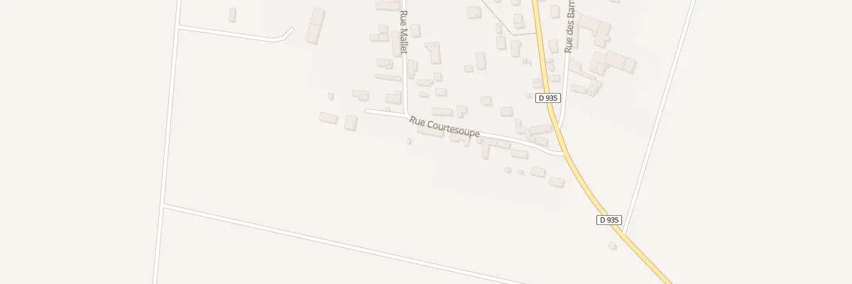 Plan du 15 Rue Courtesoupe à Boncé