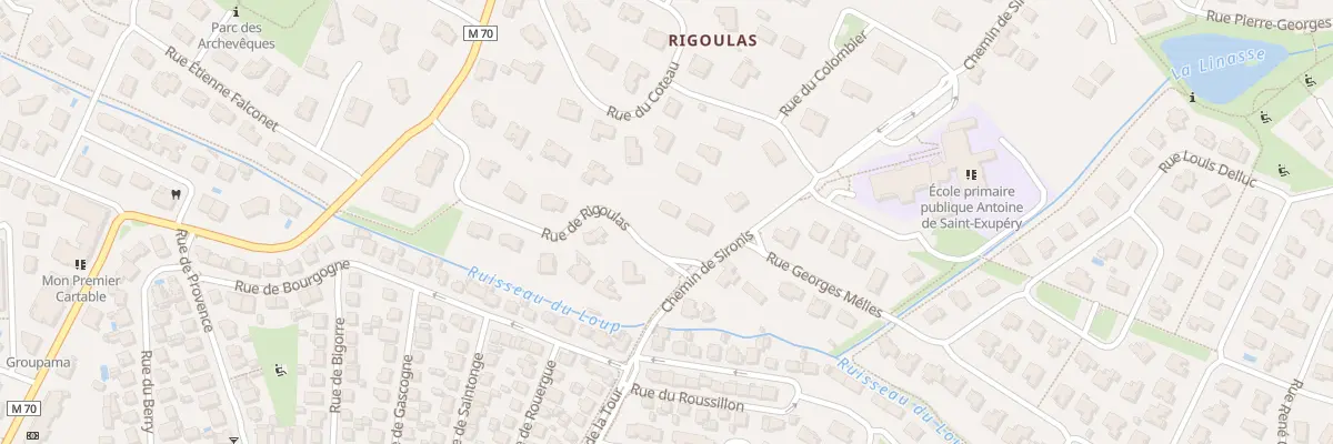 Plan du 17 Rue de Rigoulas à Balma