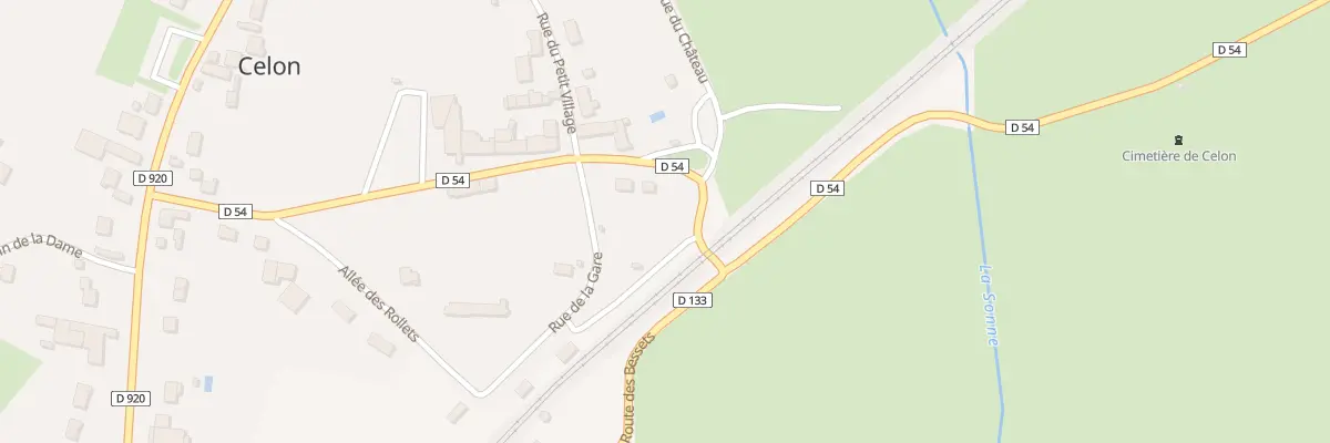Plan du 12 Rte de la Vallée de la Creuse à Celon