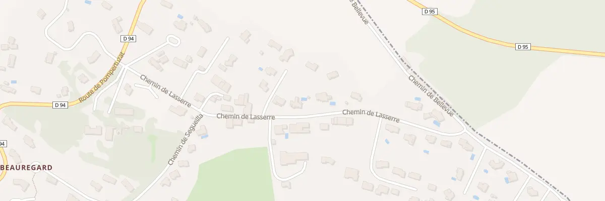 Plan du 30 Che de Lasserre à Corronsac
