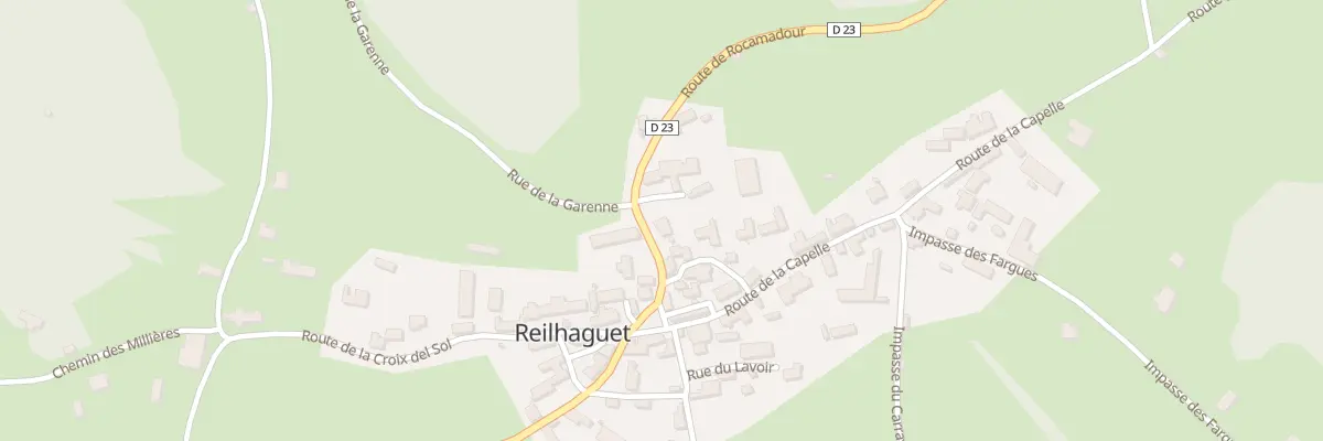 Plan du 5110 Reilhaguet à Reilhaguet